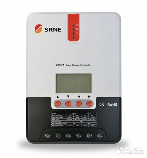Контроллер заряда mppt 12/24В 40А