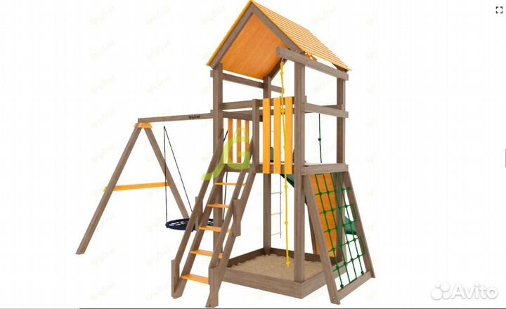 Детская площадка для улицы Панда Фани Nest