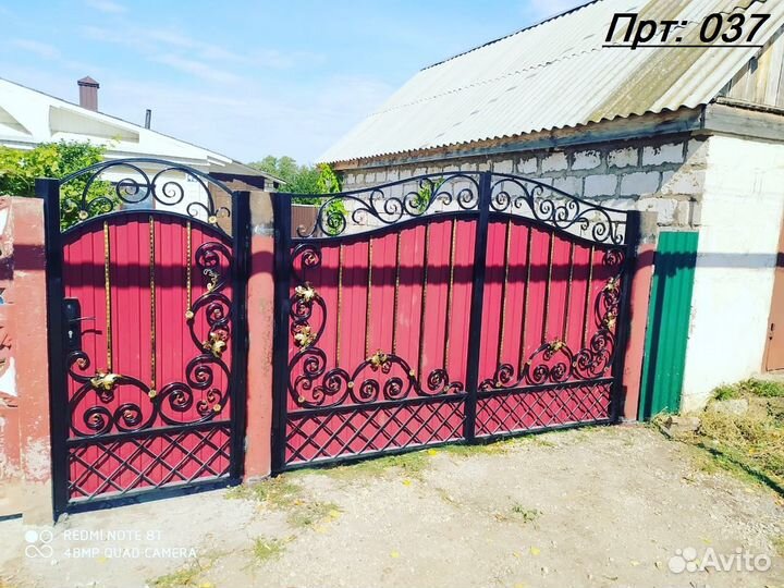 Кованные ворота. Арт: В-037