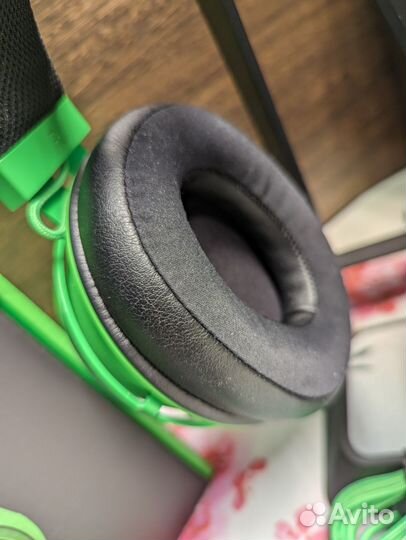 Игровые наушники Razer Kraken Pro зеленый
