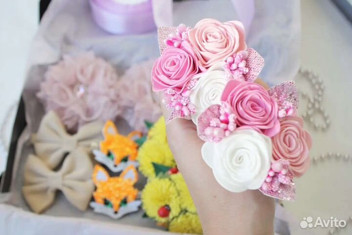 Ободок, бантики