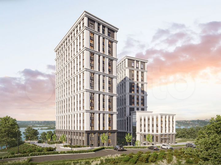 2-к. квартира, 55,6 м², 17/22 эт.