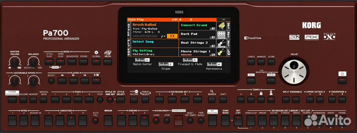 Синтезатор korg Pa700