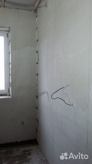 Штукатурка, наливной пол,кладка перегородок