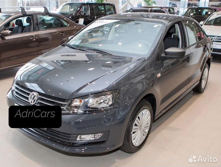 Бампер передний на VW Polo 5 15-20 в цвет 5К5К