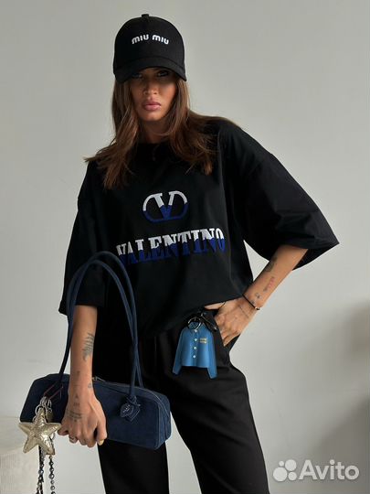 Футболка Valentino 2 цвета женская