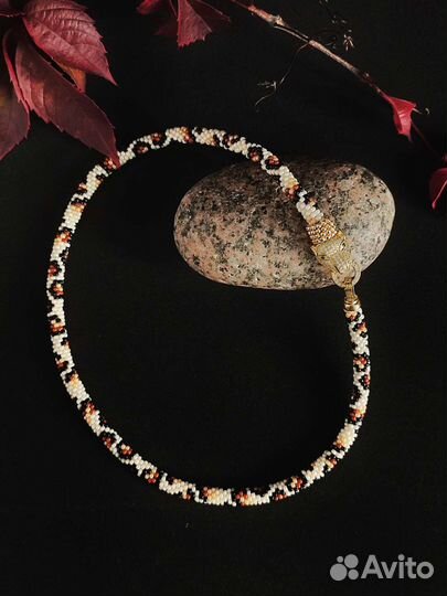 Колье с принтом 