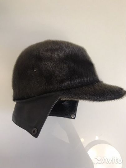 Меховая мужская кепка шапка из нерпы