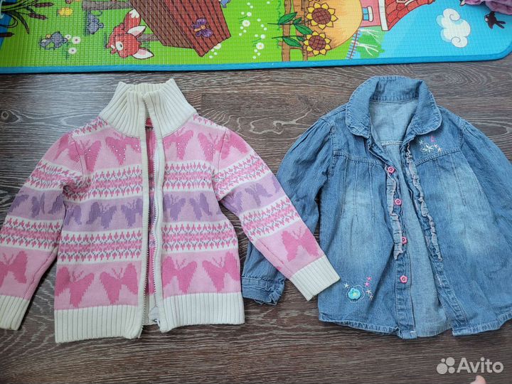 Вещи пакетом на девочку 86 92