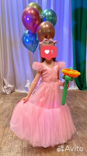 Платье для девочки 6-7лет на выпускной