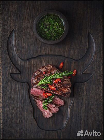 Дубовая доска для стейка