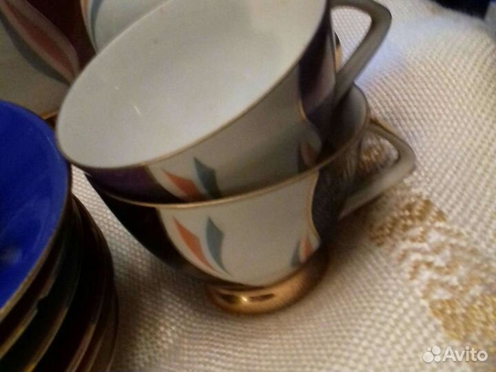 Кофейный сервиз,bremer & schmidt гдр,60е гг
