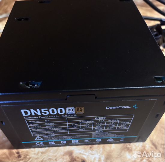 Блок питания deepcool dn500