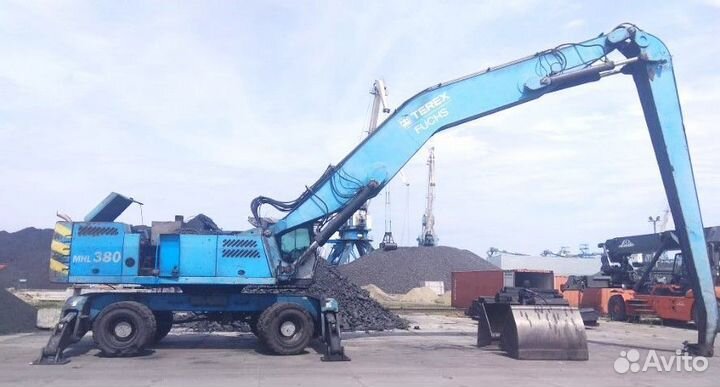 Грейферный погрузчик (перегружатель) FUCHS MHL 380, 2009