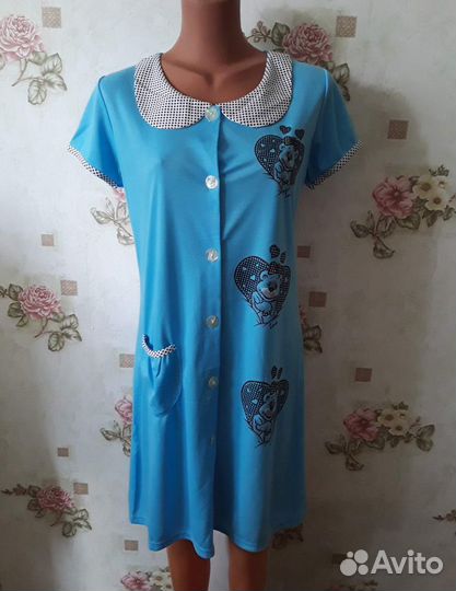 Халаты женские 3 вида новые 48-60