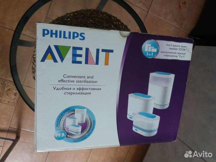 Стерилизатор для бутылочек philips avent sc284-287