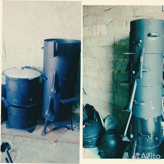 Мангалы казаны печи