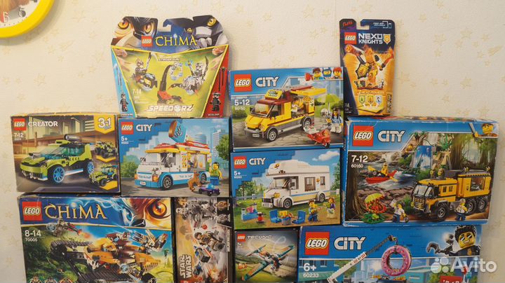 Коробки лего Lego city, chima, star wars, creator