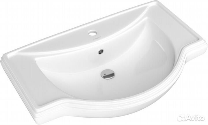 Тумба с раковиной ValenHouse Эллина 65 слоновая ко