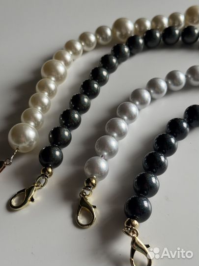 Ручка обвес для сумки из жемчуга