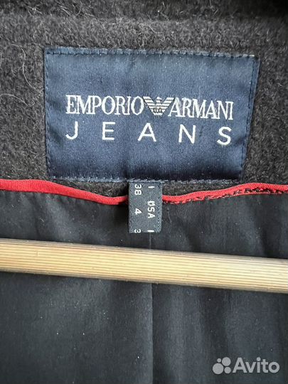 Пальто укороченное женское emporio armani