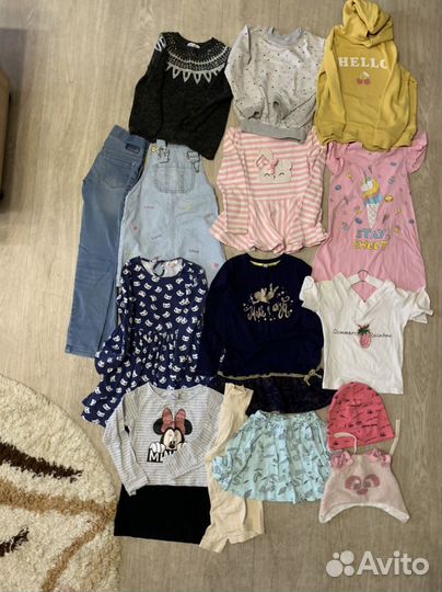 Пакет одежды на девочку, р. 116-122