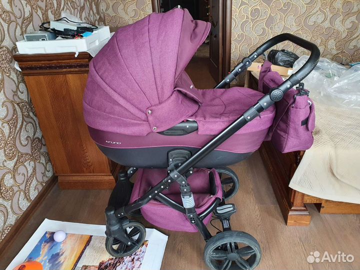 Коляска 2 в 1 Riko Bruno Natural