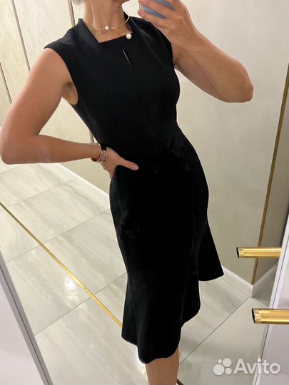 Платье офисное 44