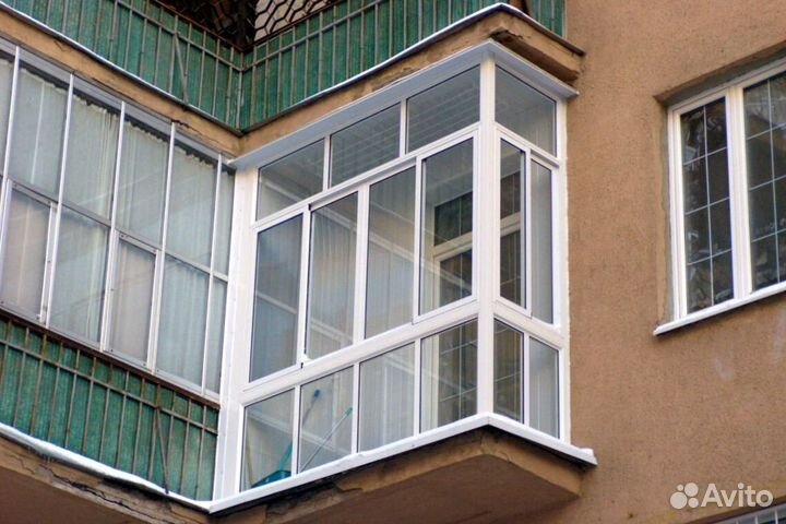 Остекление балконов и лоджий в рассрочку O7039