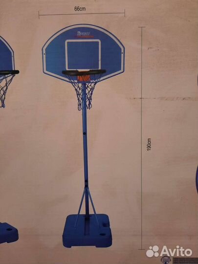 Баскетбольная стойка напольная