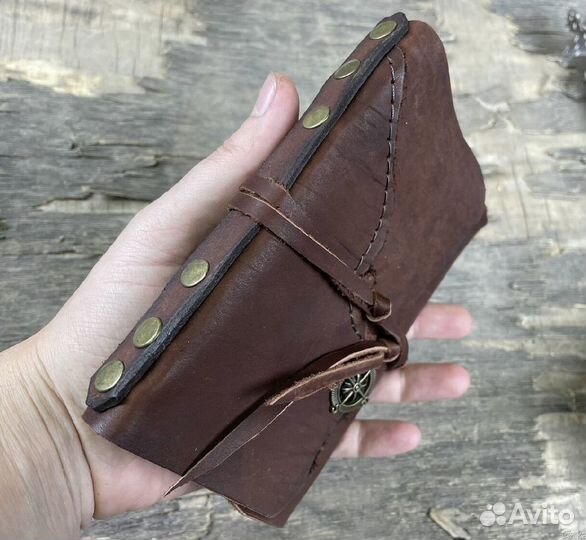 Блокнот путешественника А6 Кожаный ежедневник