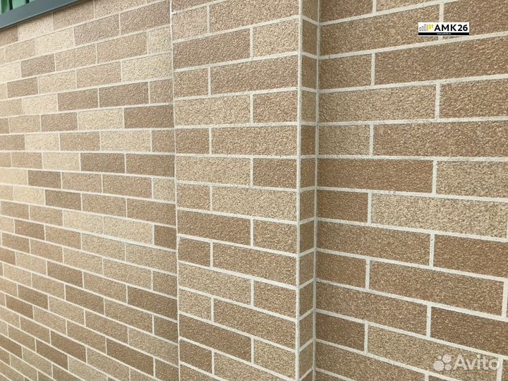 Гибкий кирпич, декоративное покрытие амк, микс 100