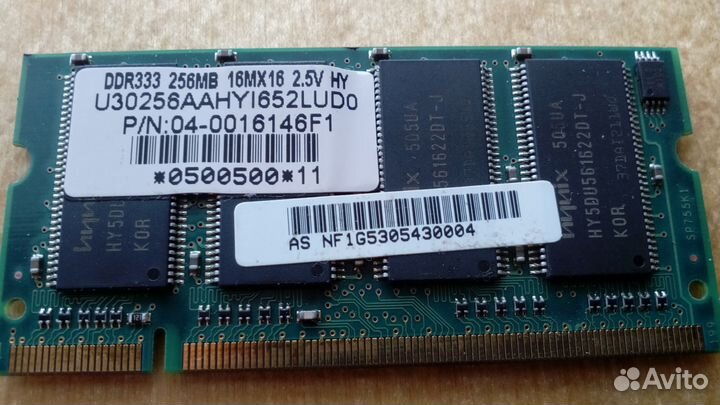 Память оперативная для ноутбука SO-dimm DDR PC2700