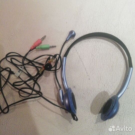 Наушники Genius с микрофоном