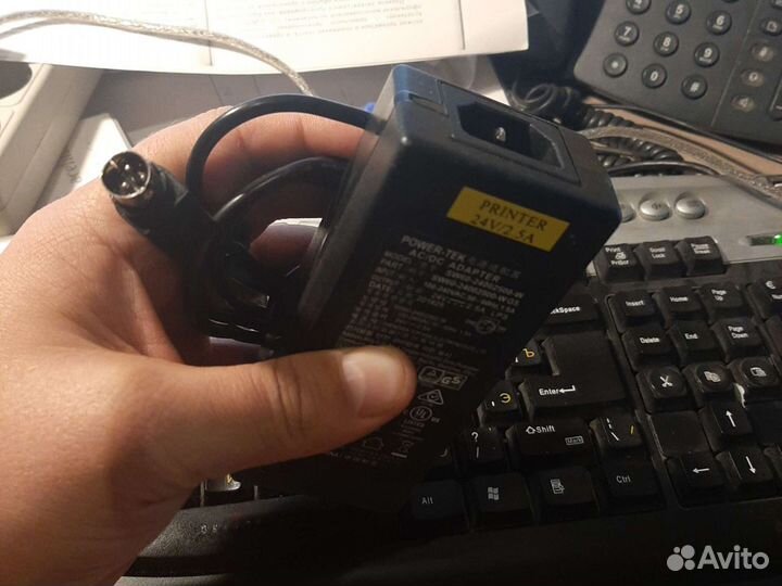 Блок питания для чекового принтера или онлайн касс