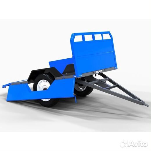 Прицеп Скаут-700HYD для минитрактора