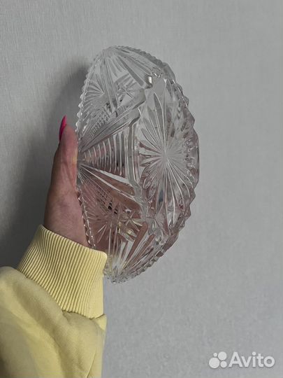 Конфетница хрусталь СССР