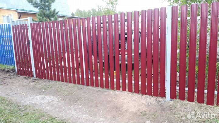 Забор из штакета