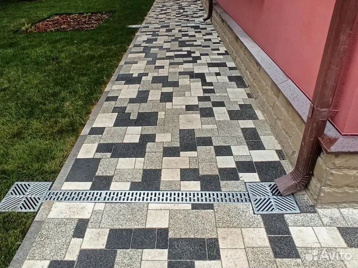 Укладка тротуарной плитки