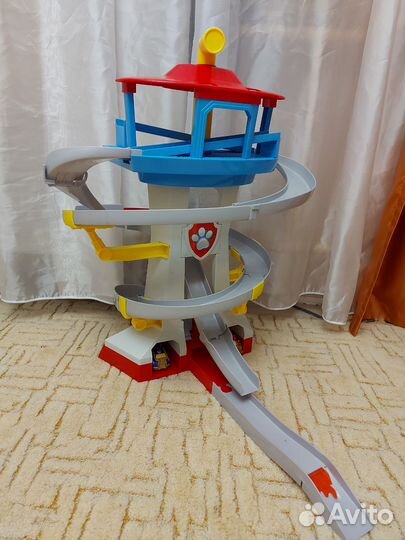 Щенячий патруль база с машинками