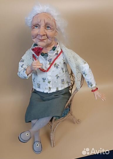 Интерьерная кукла ручной работы