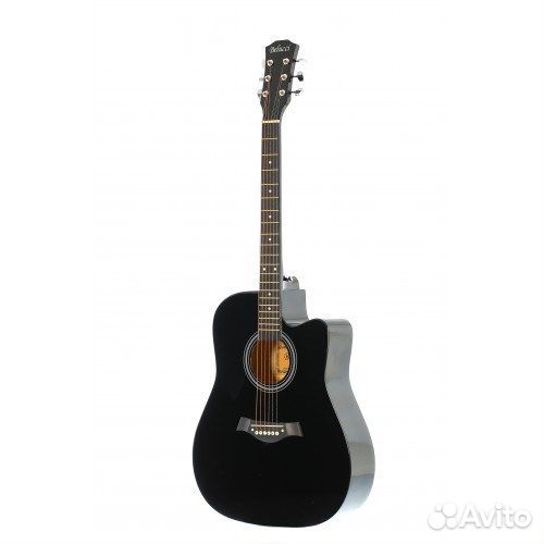 Elitaro E4110 BK - акустическая гитара, чёрная