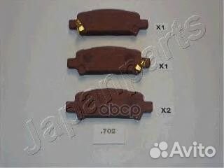 Колодки торм. диск. задн. pp702af Japanparts