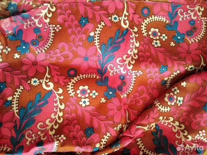 Продаю отрез ткани лен,сатин,штапель,шерсть СССР