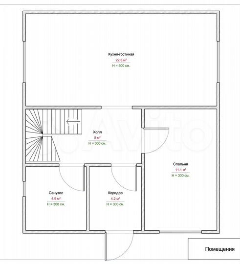 Дом 120 м² на участке 6 сот.