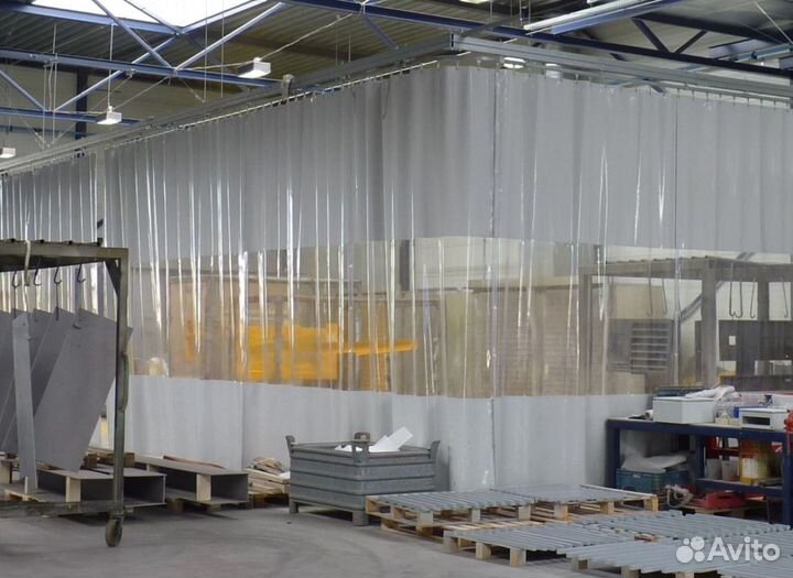 Шторы пвх для автомоек Перегородки в цех o-1229