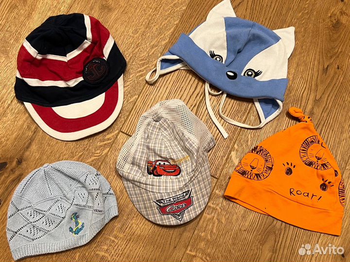 Летние кепки на годик