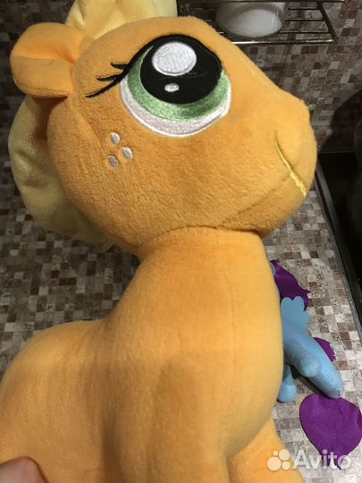 My little pony Эппл Джек, мягкая игрушка 30 см