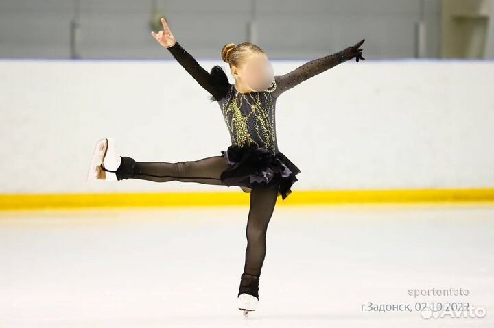 Платье для выступлений фигурное катание 122-128