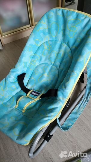 Детский шезлонг люлька